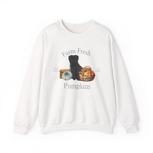 Affenpinscher Dog Fall Farm Fresh Unisex Heavy Blend Crewneck Sweatshirt