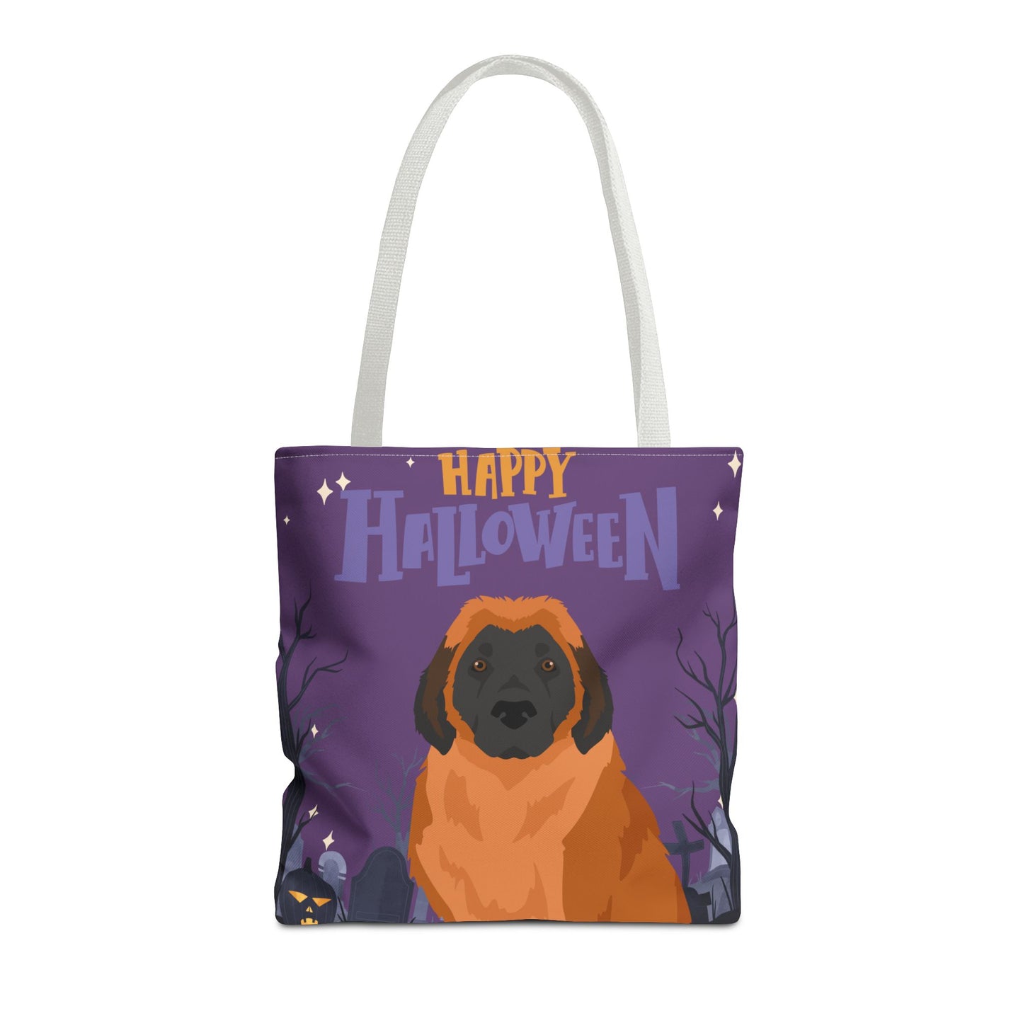 Leonberger Dog Happy Halloween Tote Bag 16x16