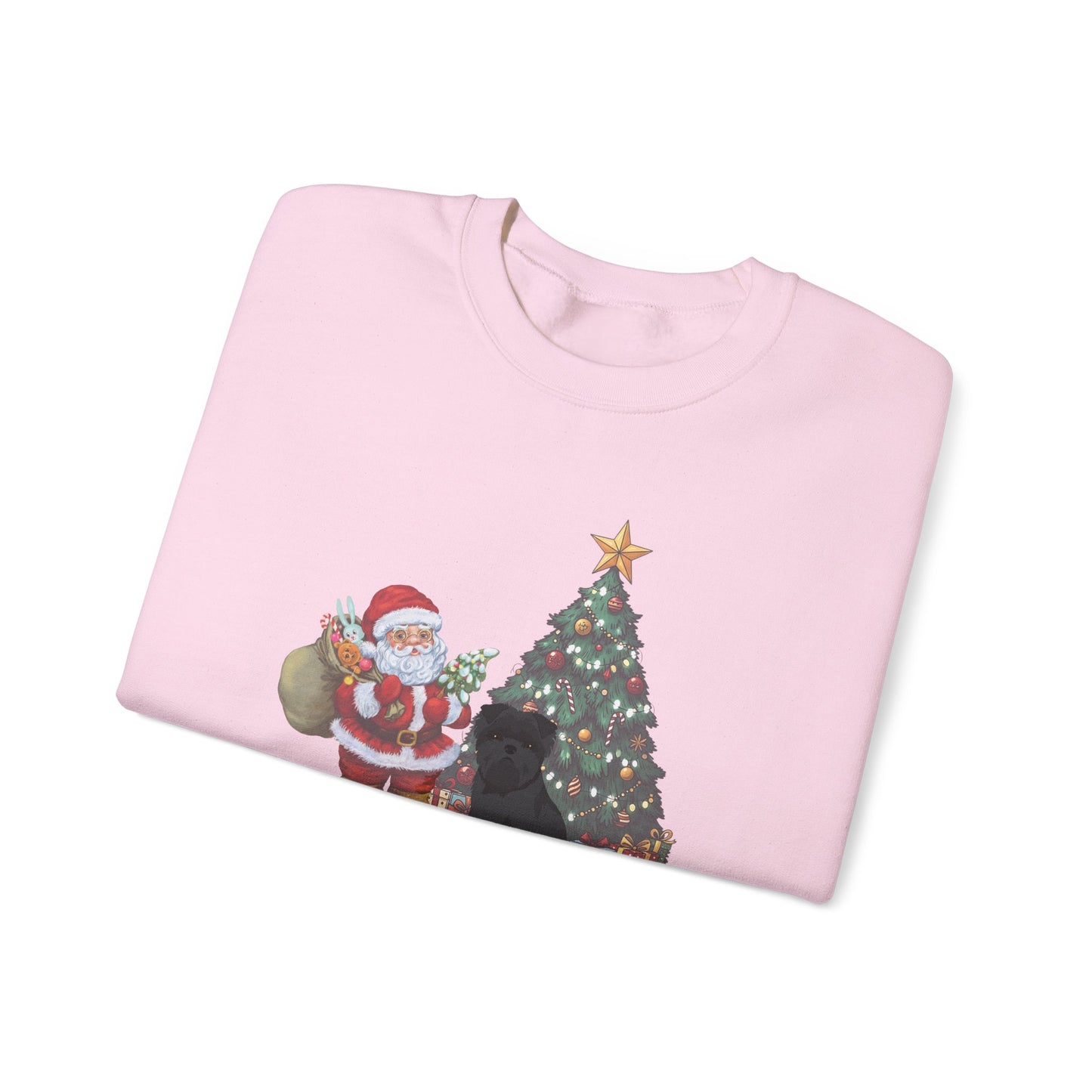 Affenpinscher Dog Santa's Little Helper Unisex Heavy Blend Crewneck Sweatshirt