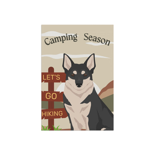 Swedish Vallhund Dog Camping Garden Flag