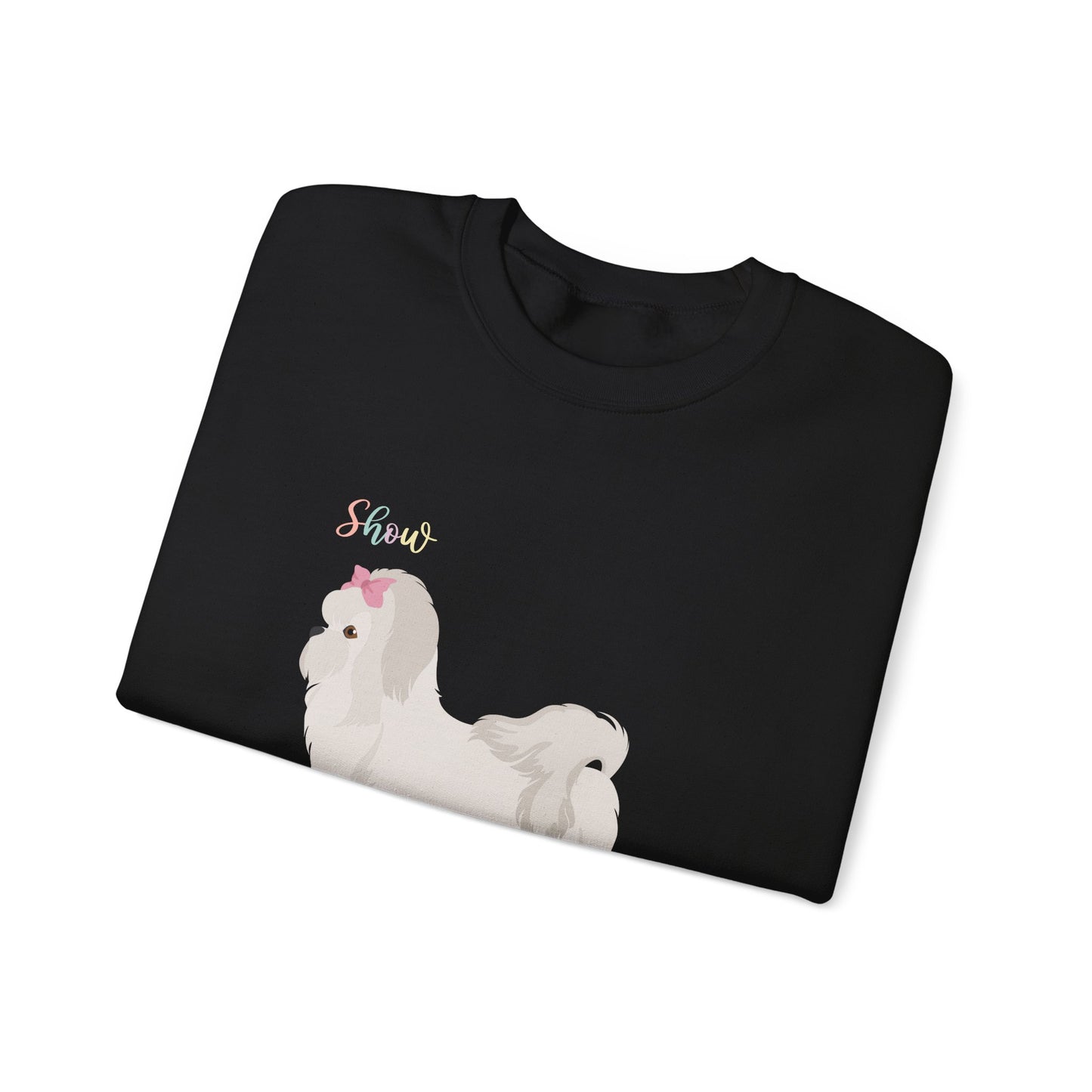 Maltese Dog Dog Unisex Heavy Blend Crewneck Sweatshirt