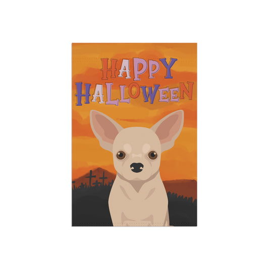 Chihuahua Dog Halloween Garden Flag