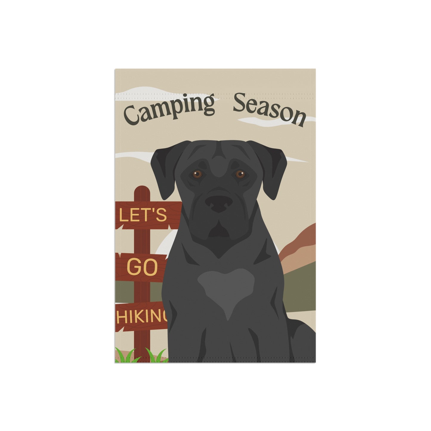 Boerboel Dog Camping Garden Flag