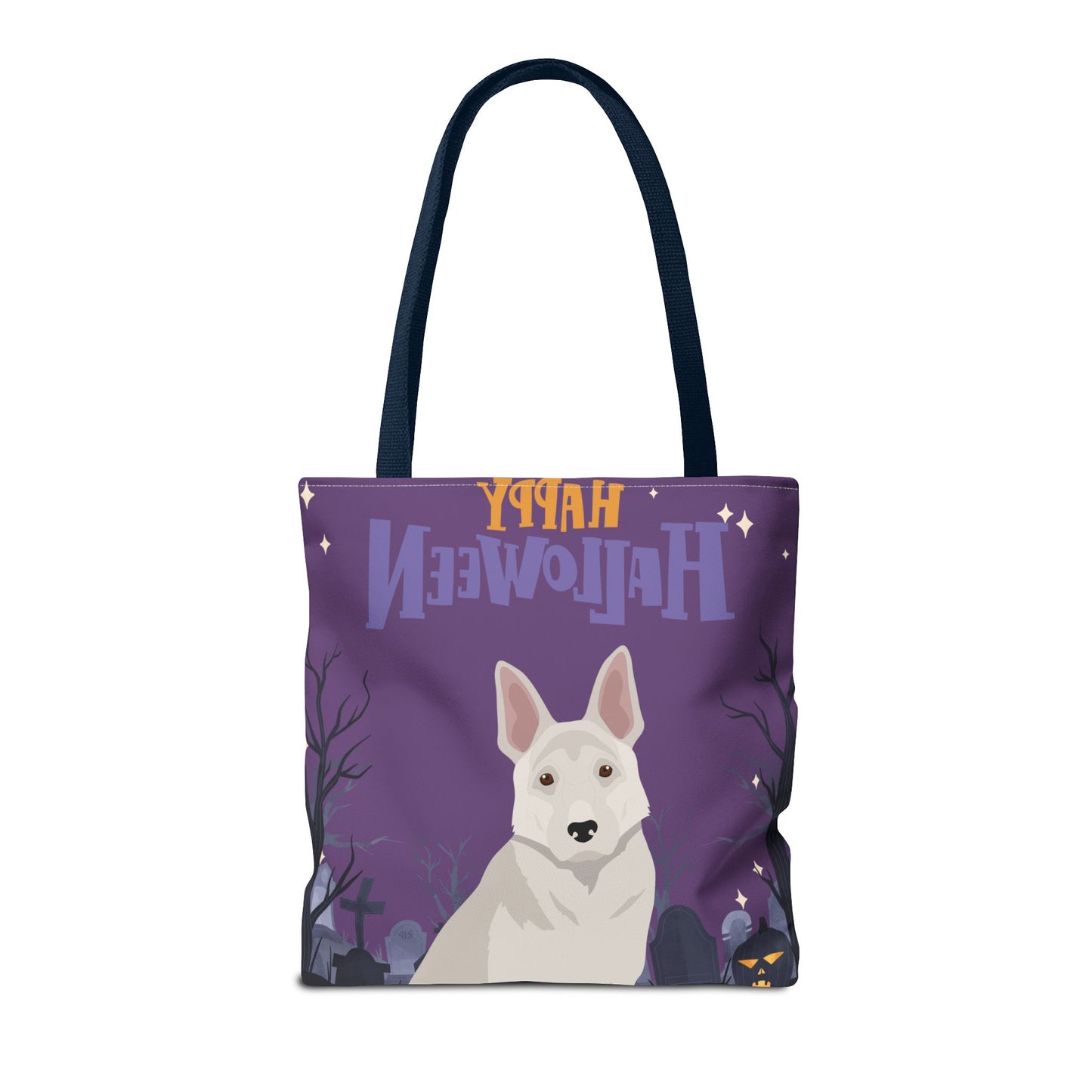 German Shepherd Dog Happy Halloween Tote Bag 16x16