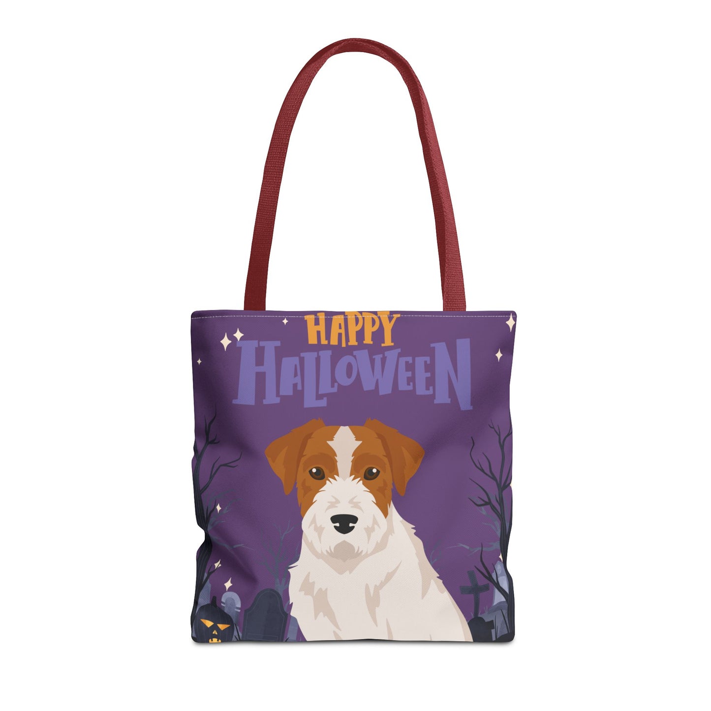 Jack Russell Terrier Dog Happy Halloween Tote Bag 16x16