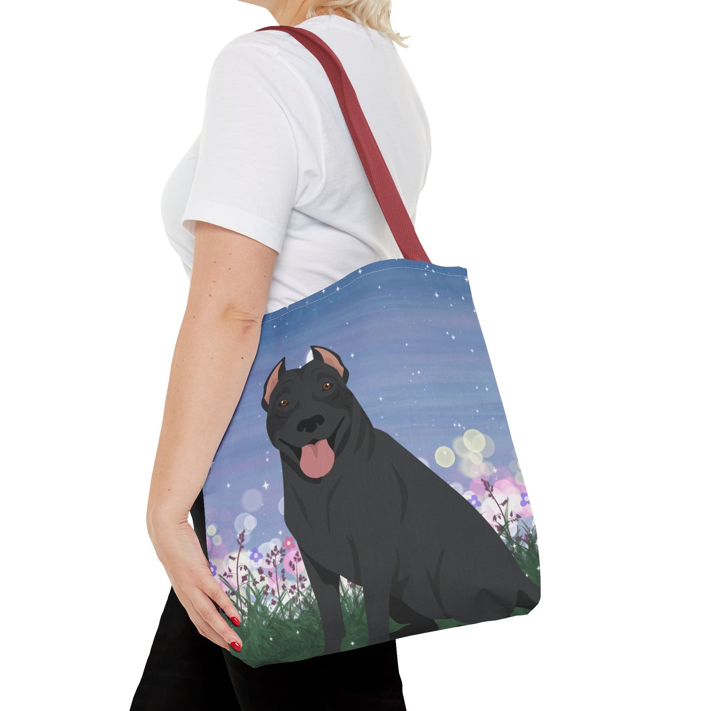 Pit Bull Dog Tote Bag 16x16