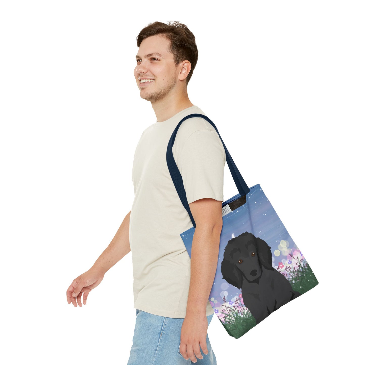 Poodle Dog Tote Bag 16x16