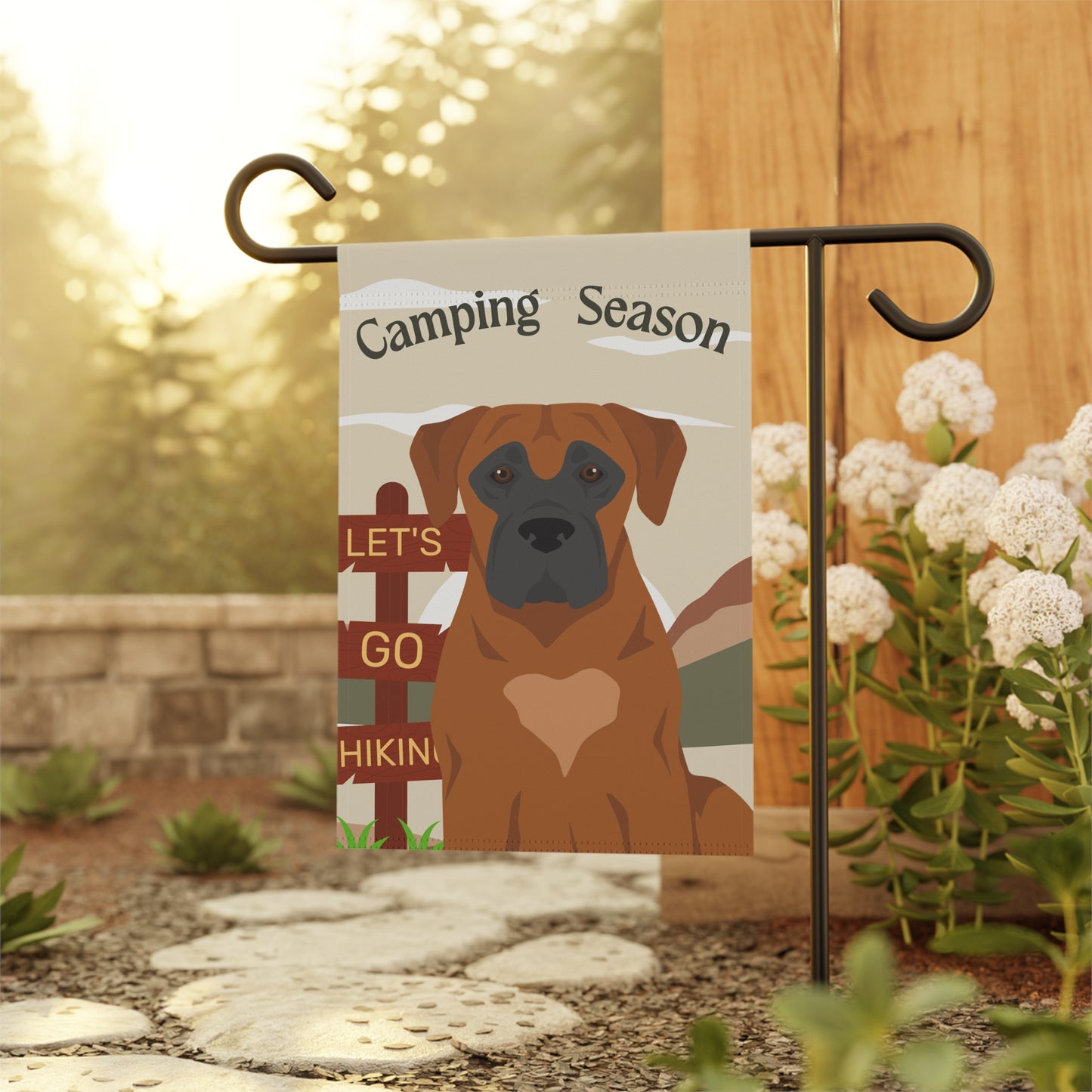 Boerboel Dog Camping Garden Flag