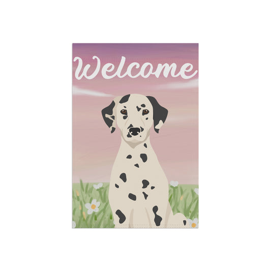 Dalmatian Dog Welcome Garden Flag