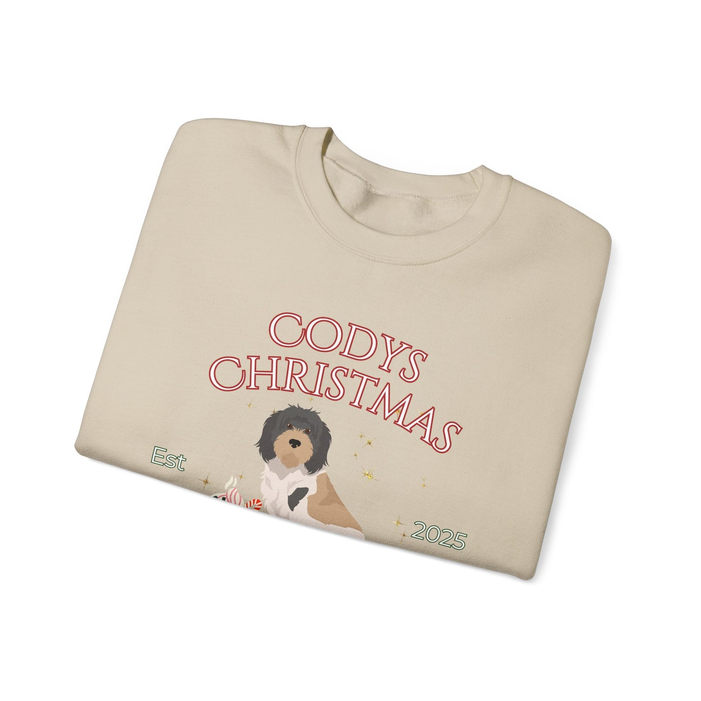Grand Basset Griffon Vandeen Dog Christmas Social Club Unisex Heavy Blend Crewneck Sweatshirt Custom Name