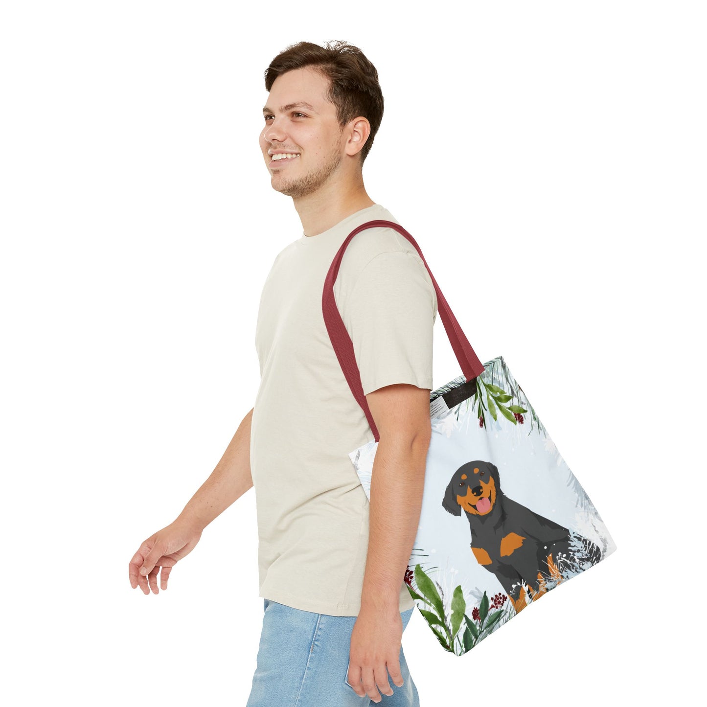 Hovawart Dog Christmas Holiday Tote Bag 16x16