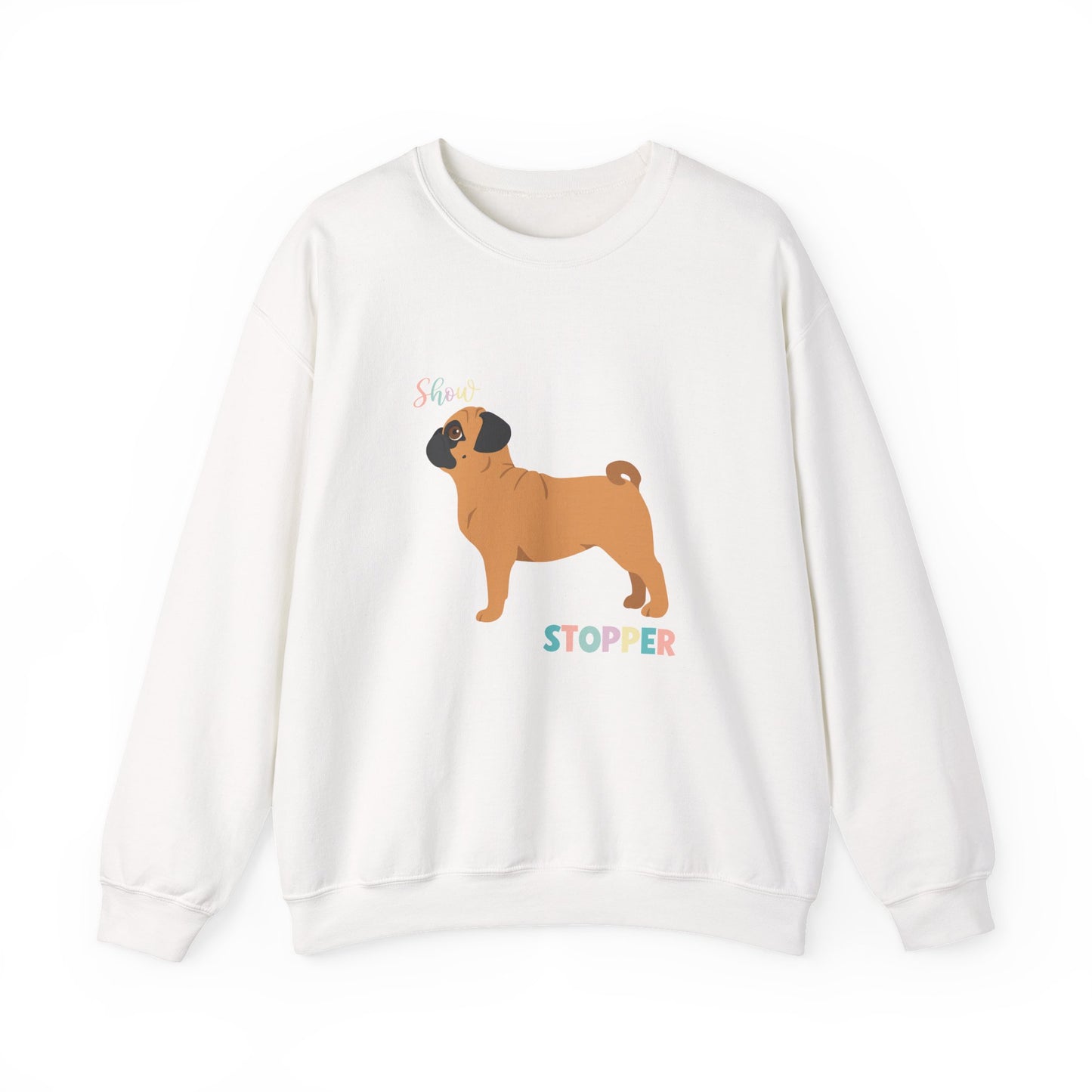 Pug Dog Unisex Heavy Blend Crewneck Sweatshirt