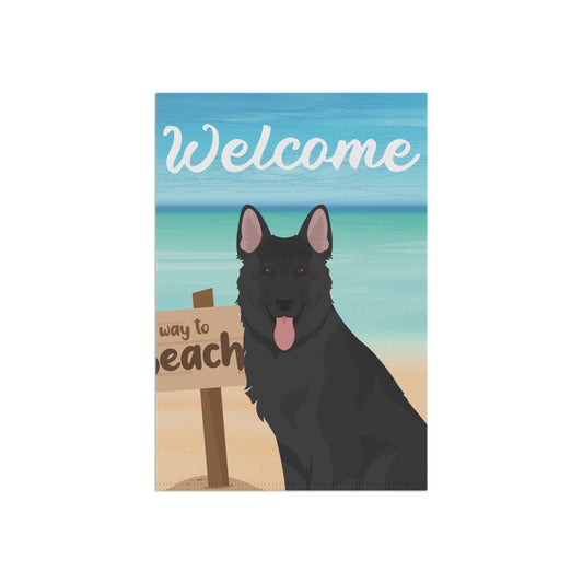 German Shepherd Dog Garden Flag