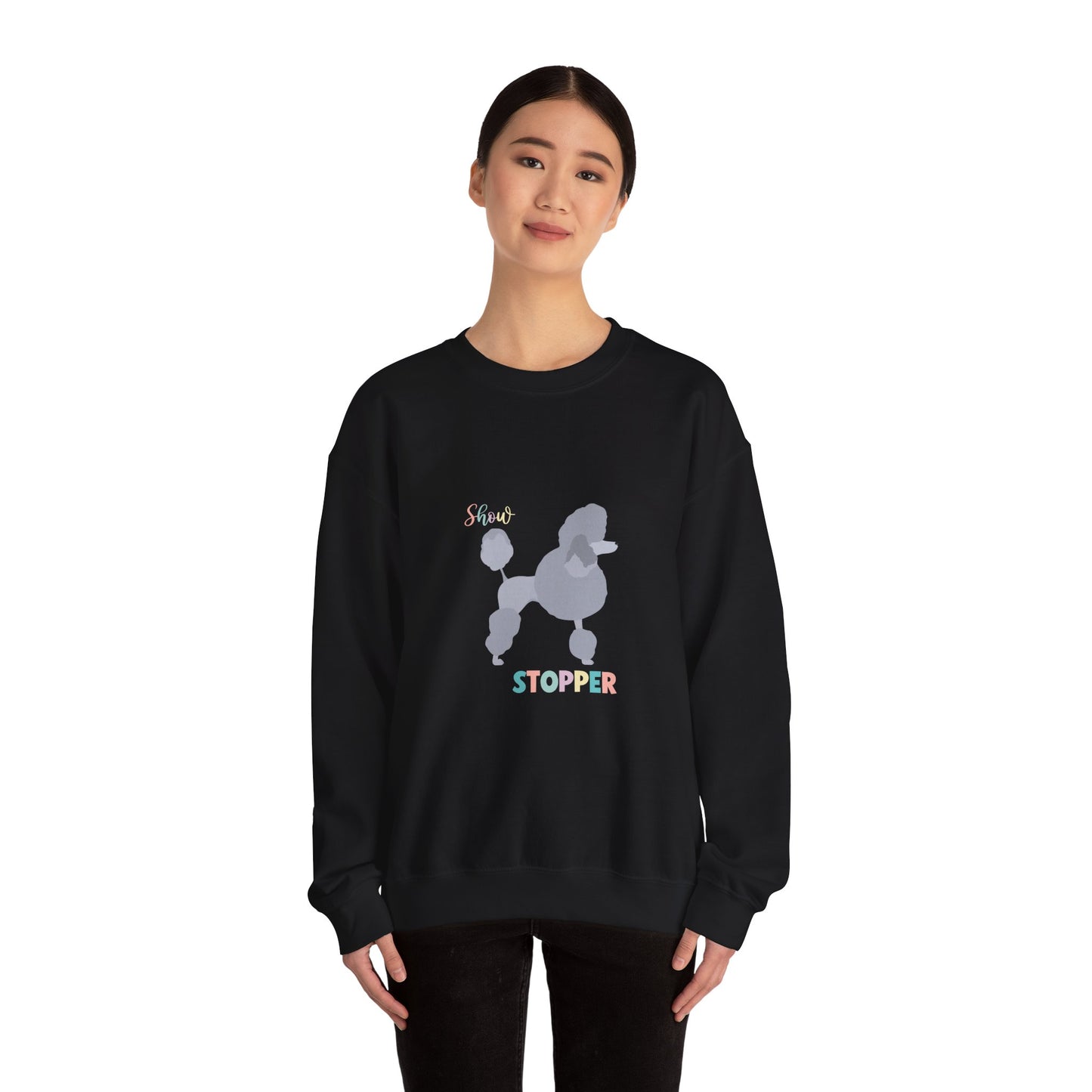 Poodle Dog Unisex Heavy Blend Crewneck Sweatshirt