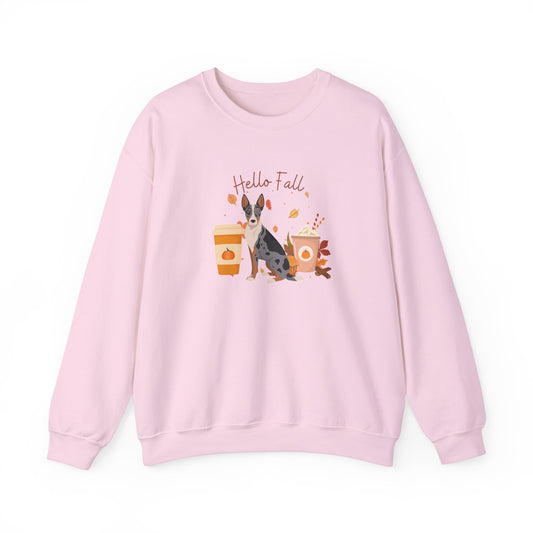 Australian Koolie Dog Fall Unisex Heavy Blend Crewneck Sweatshirt