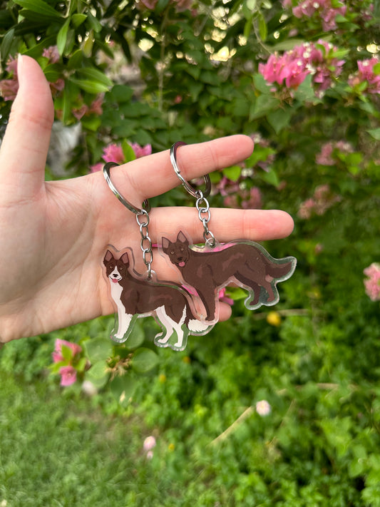 Zerdava Dog 2.5in Acrylic Keychain