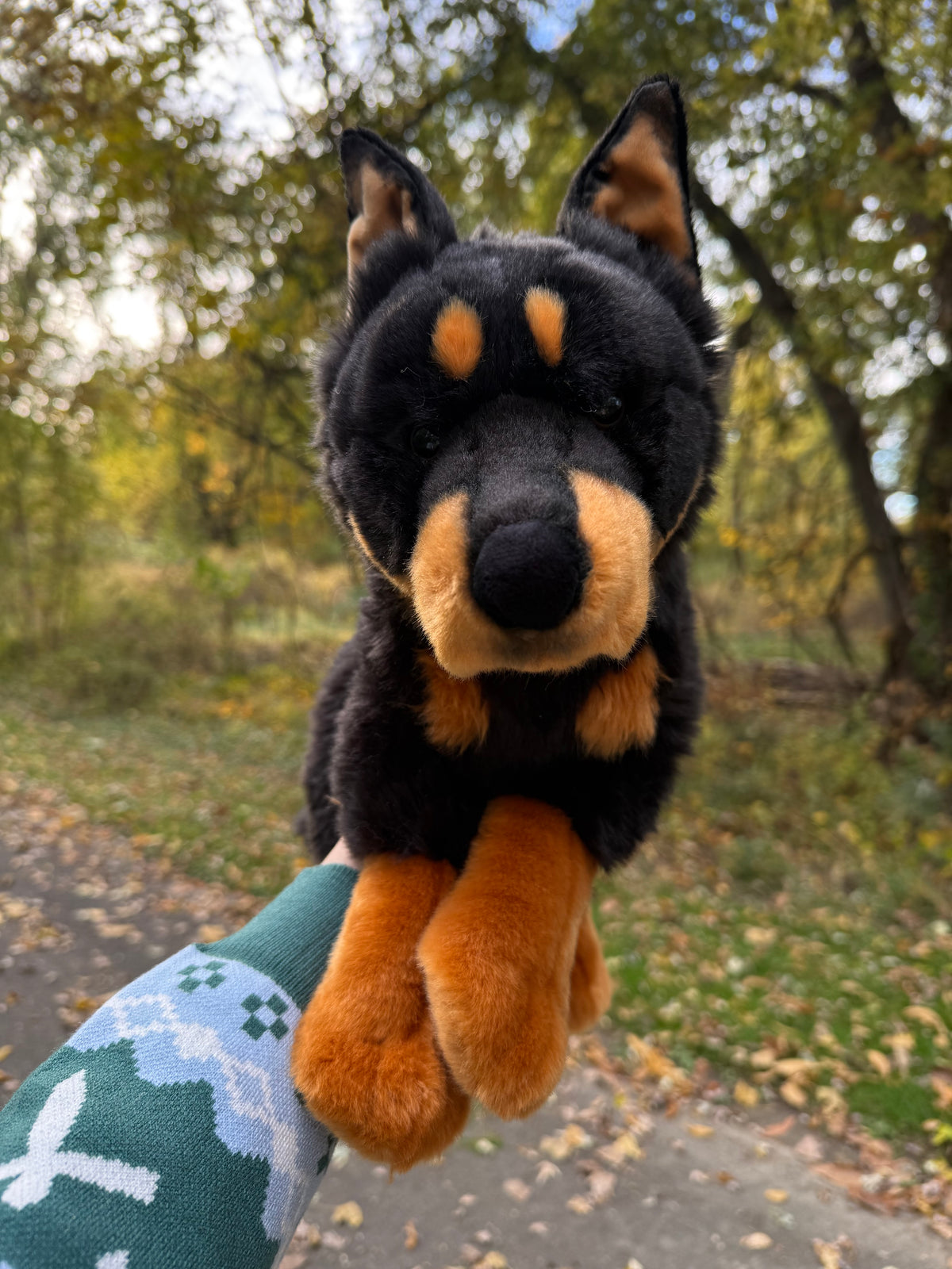 Fargo the Beauceron Dog Plush 15inches