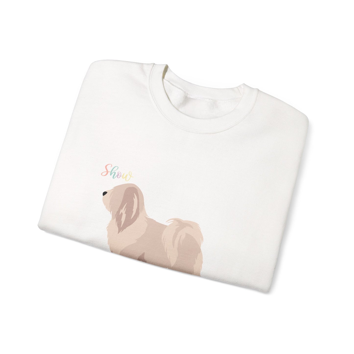 Tibetan Terrier Dog Unisex Heavy Blend Crewneck Sweatshirt
