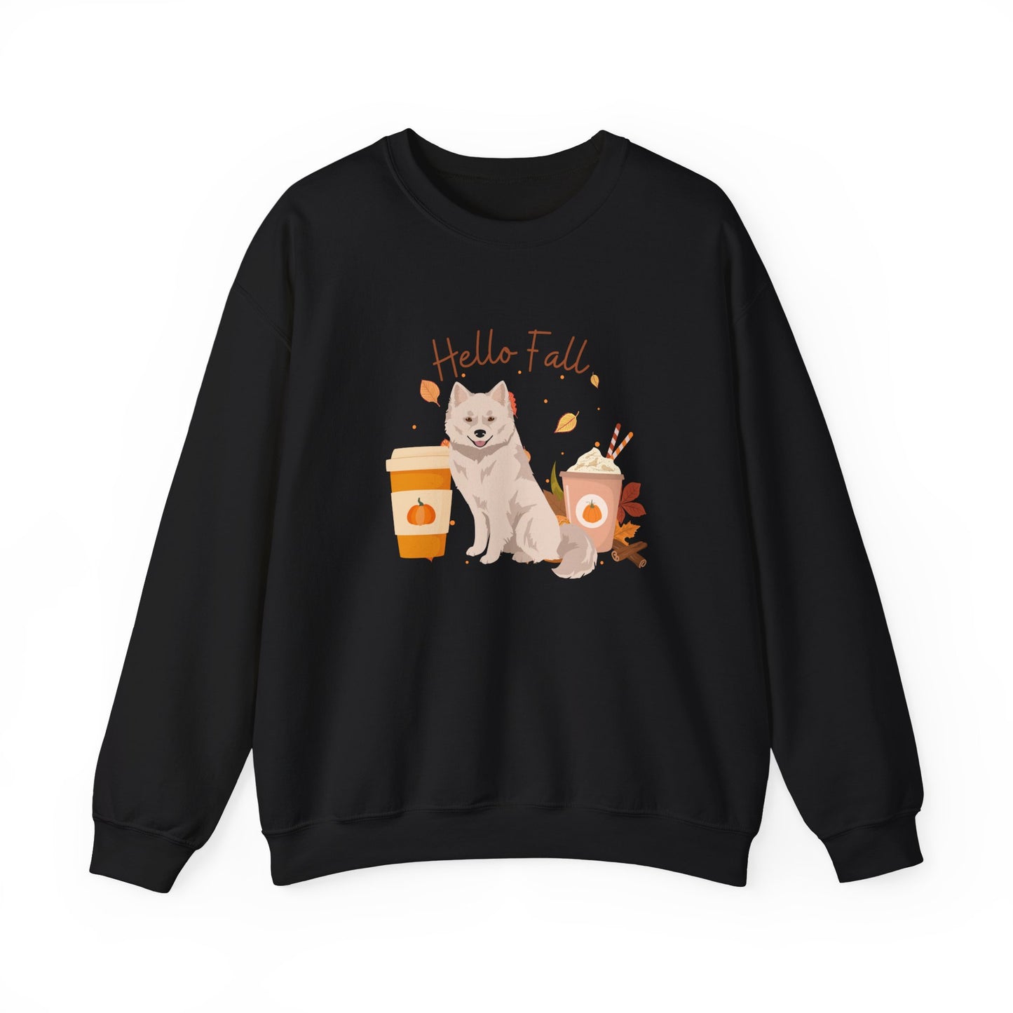 Nenets Herding Laika Dog Fall Halloween Unisex Heavy Blend Crewneck Sweatshirt