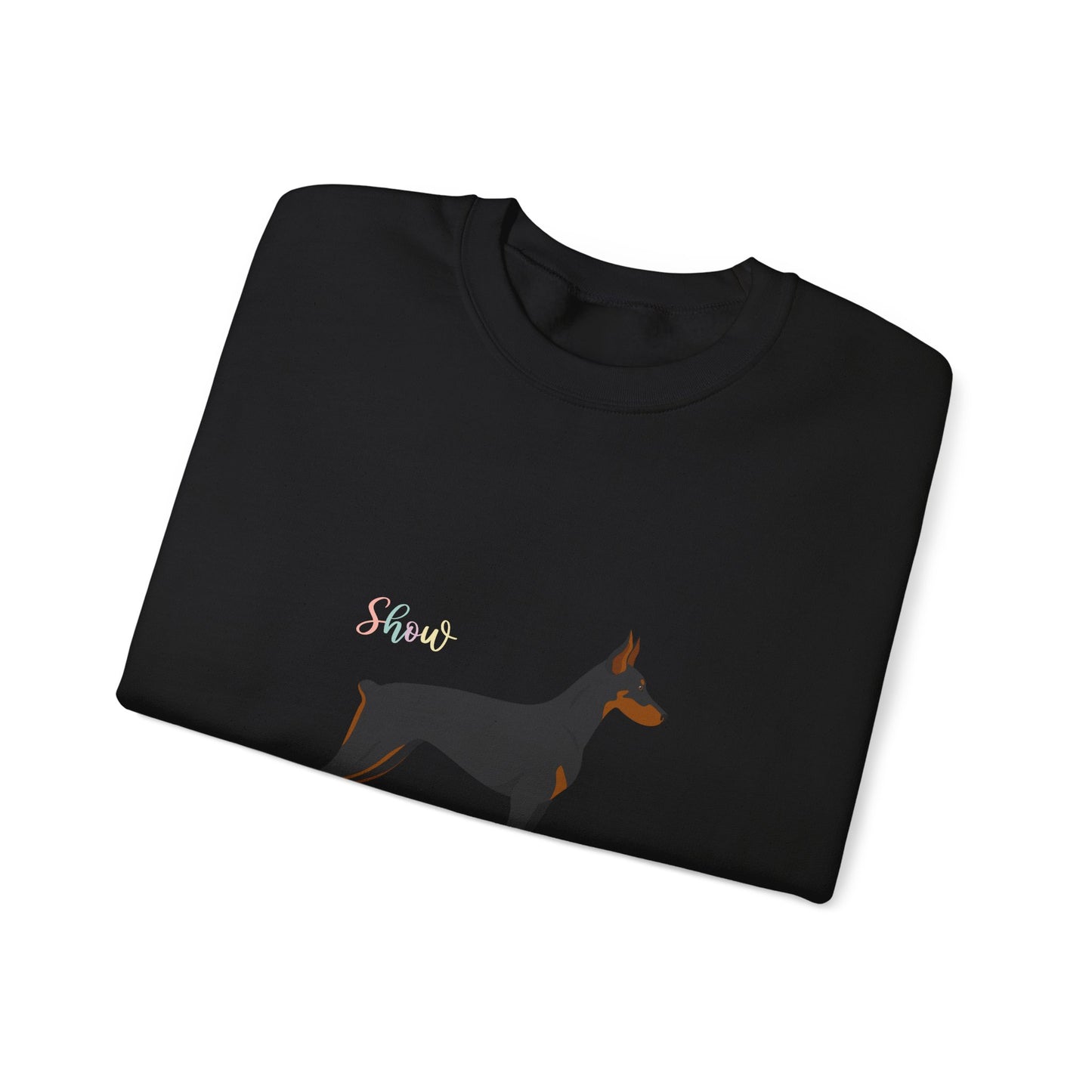 Doberman Pinscher Dog Unisex Heavy Blend Crewneck Sweatshirt