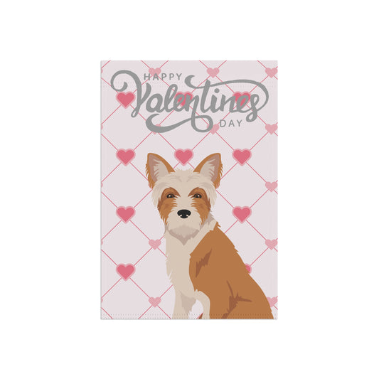 Portuguese Podengo Dog Valentines Day Garden Flag
