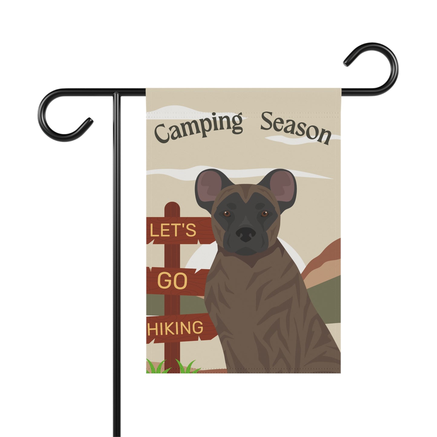 St Miguel Cattle Dog Camping Garden Flag