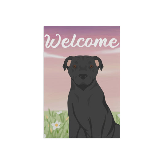 American Staffordshire Terrier Dog Welcome Garden Flag