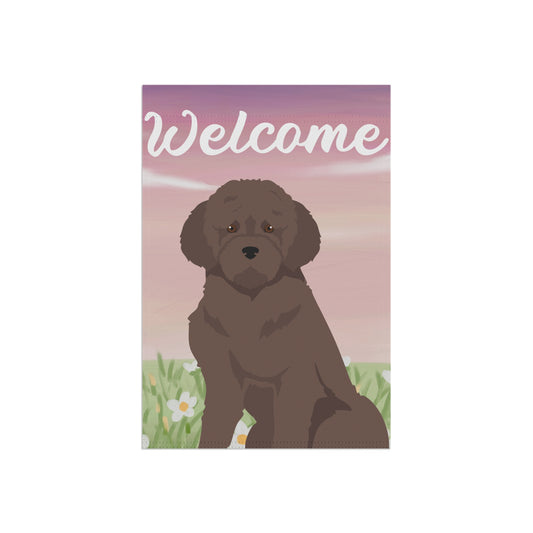 Lagotto Romagnolo Dog Welcome Garden Flag