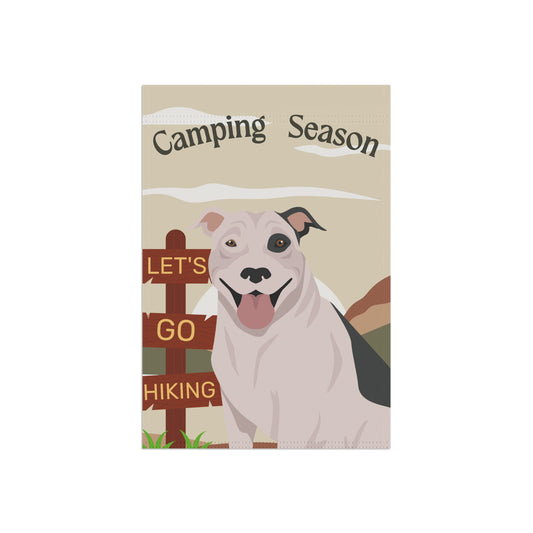 Pit Bull Dog Camping Garden Flag
