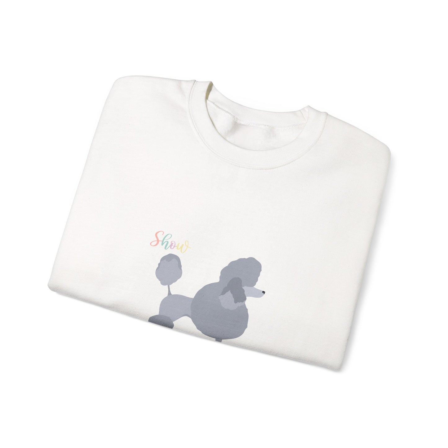 Poodle Dog Unisex Heavy Blend Crewneck Sweatshirt