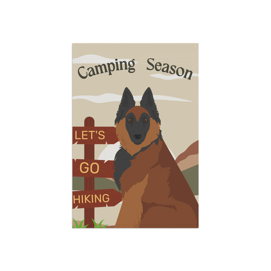 Belgian Tervuren Dog Camping Garden Flag
