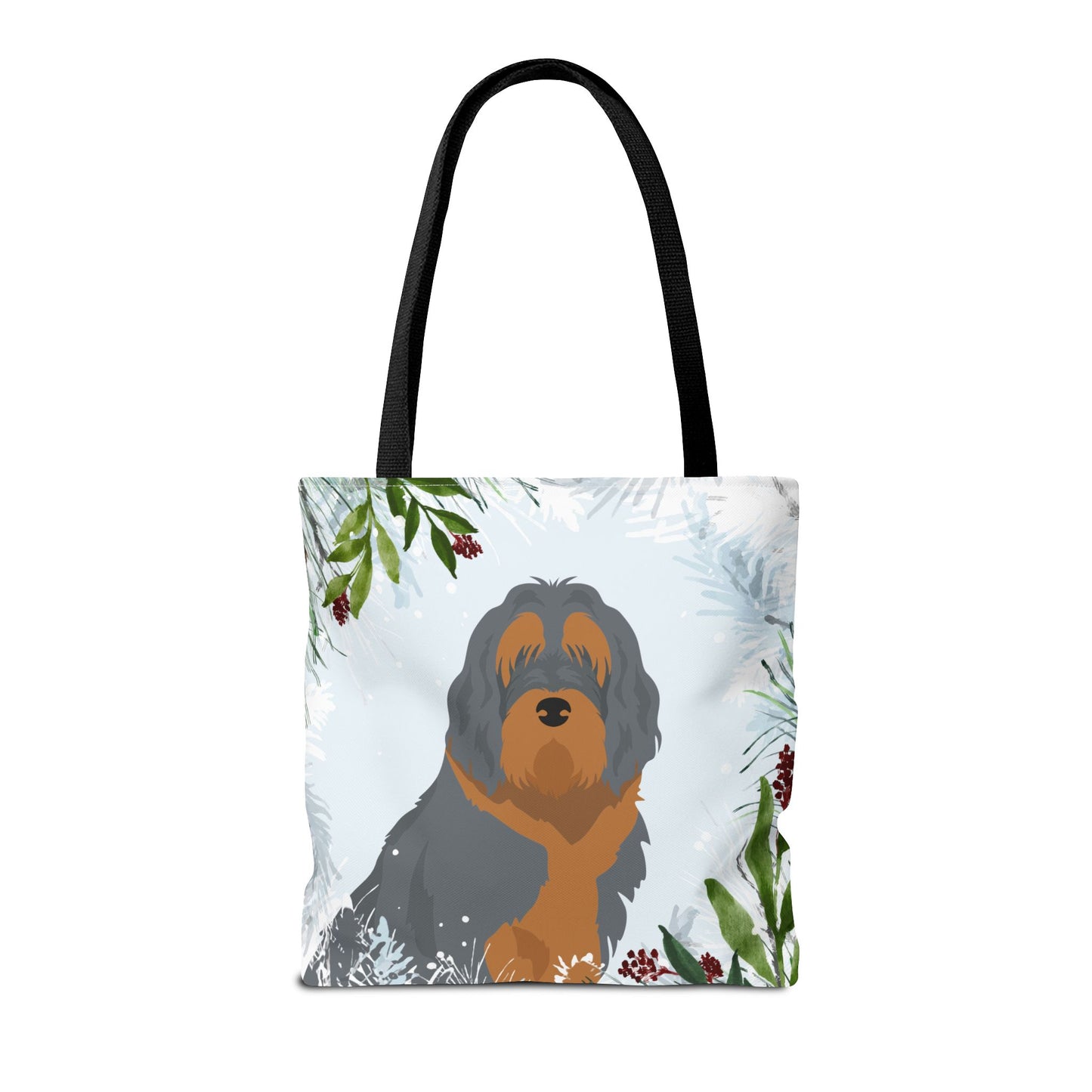 Otterhound Dog Christmas Holiday Tote Bag 16x16