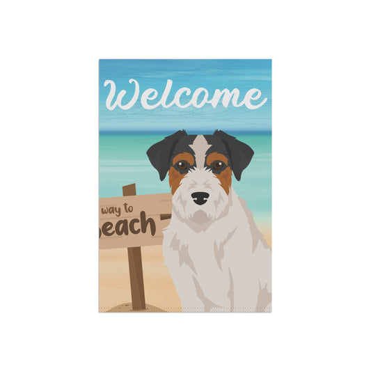 Jack Russell Terrier Dog Garden Flag