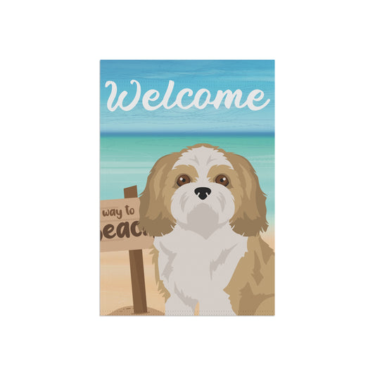 Shih Tzu Dog Garden Flag
