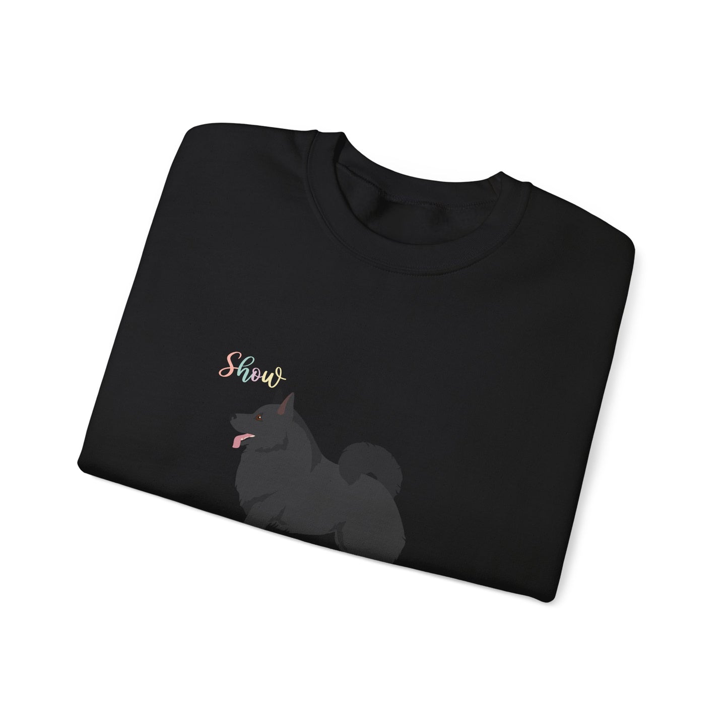 Schipperke Dog Unisex Heavy Blend Crewneck Sweatshirt