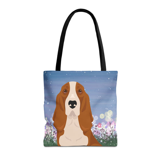 Basset Hound Dog Tote Bag 16x16