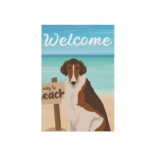 Borzoi Dog Garden Flag