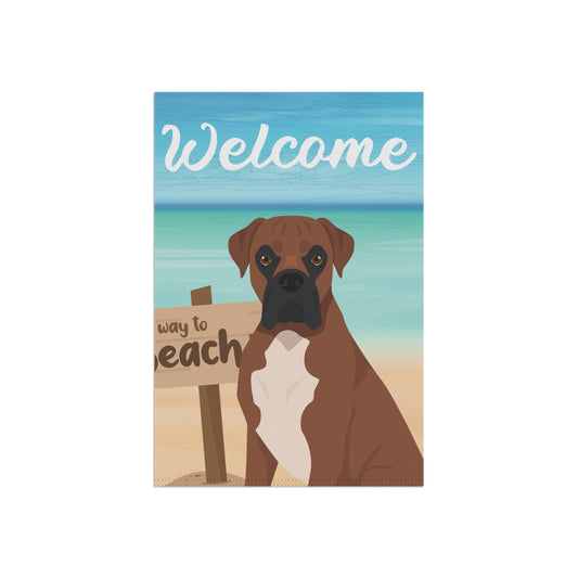 Boxer Dog Garden Flag