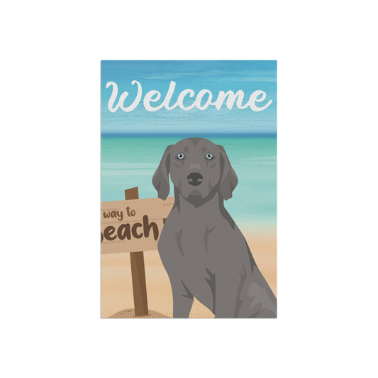 Weimaraner Dog Garden Flag