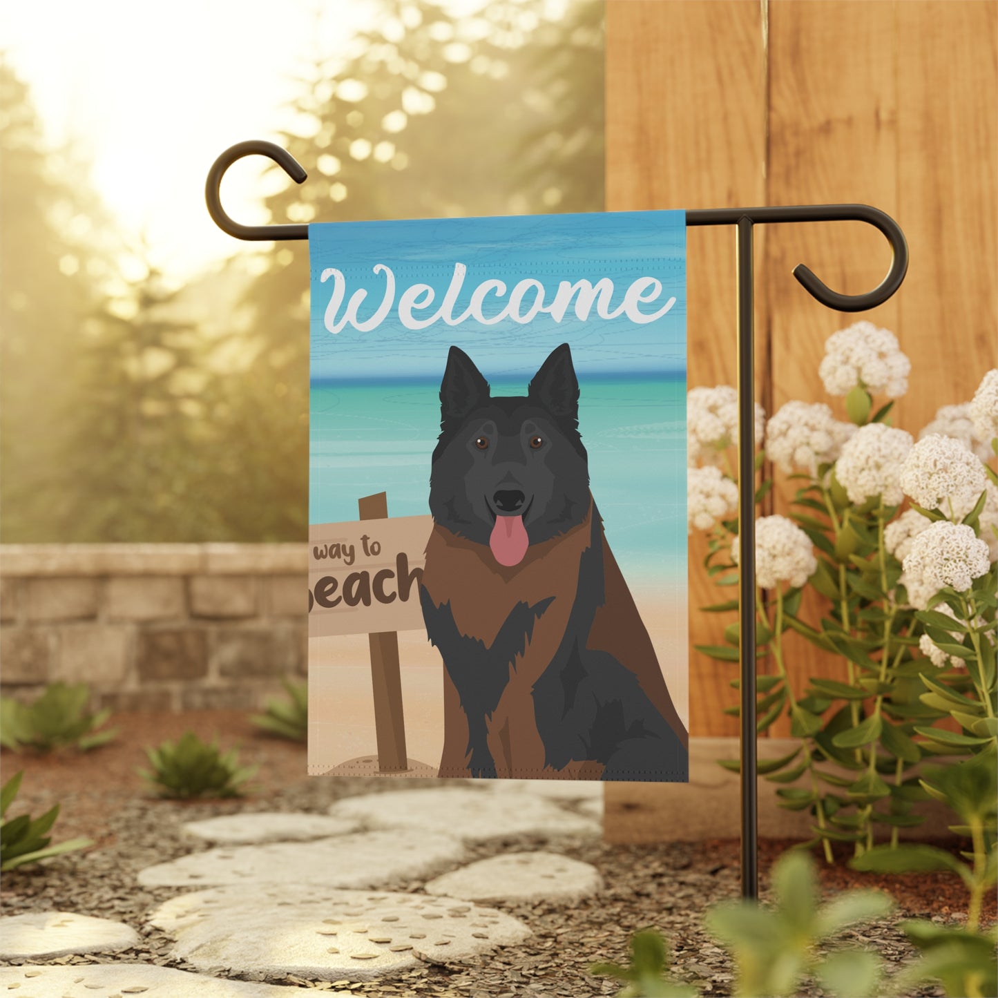 Belgian Tervuren Dog Garden Flag