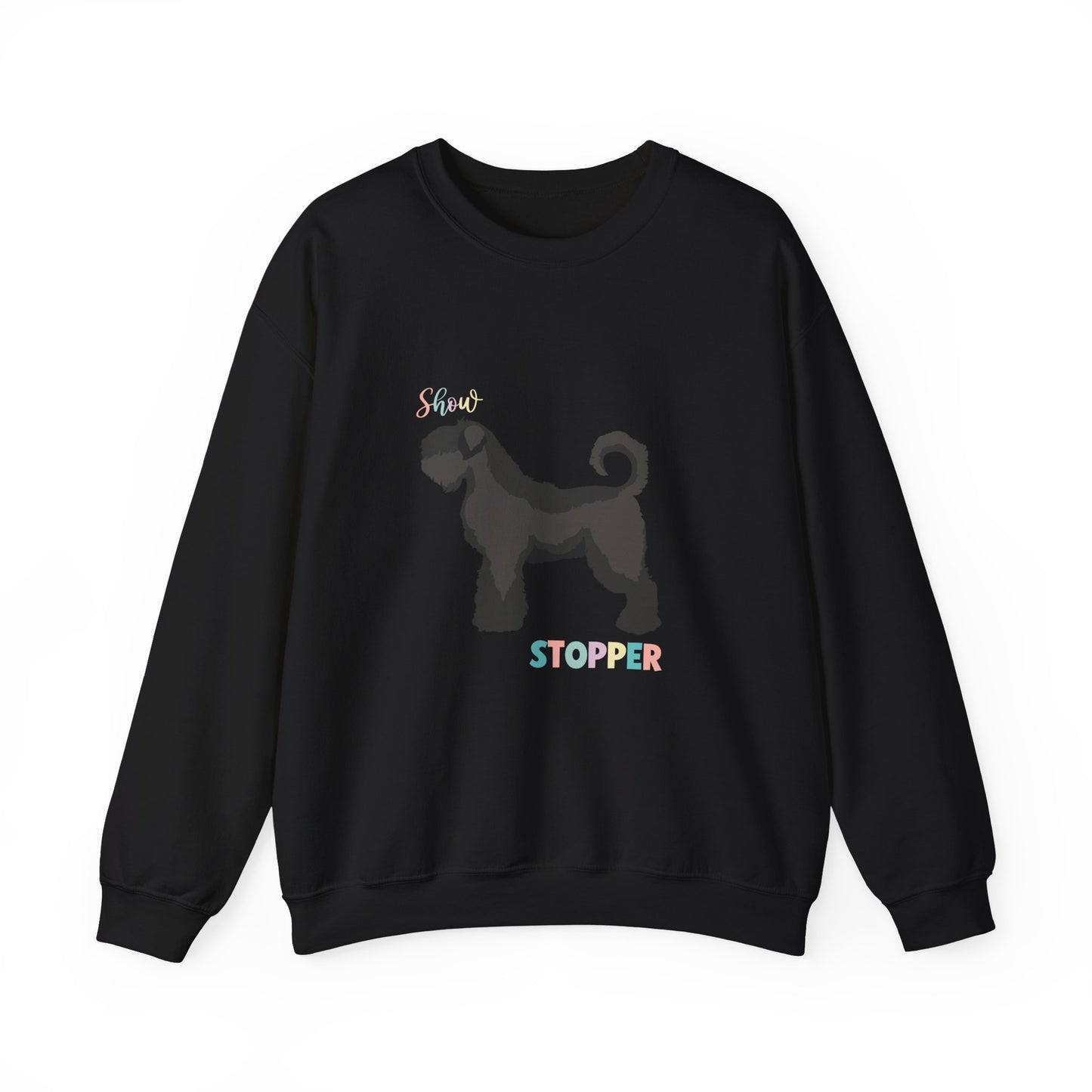 Black Russian Terrier Dog Unisex Heavy Blend Crewneck Sweatshirt