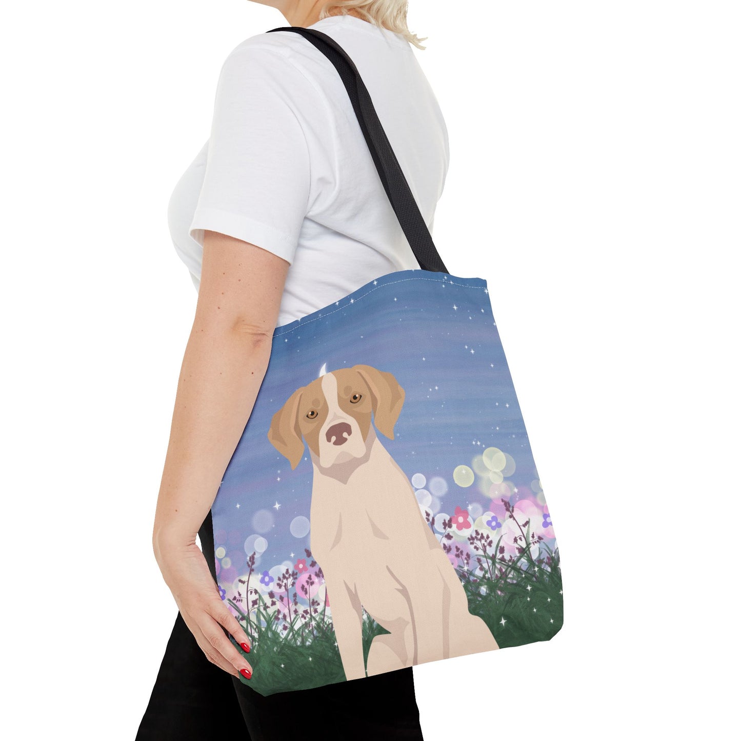 Pointer Dog Tote Bag 16x16