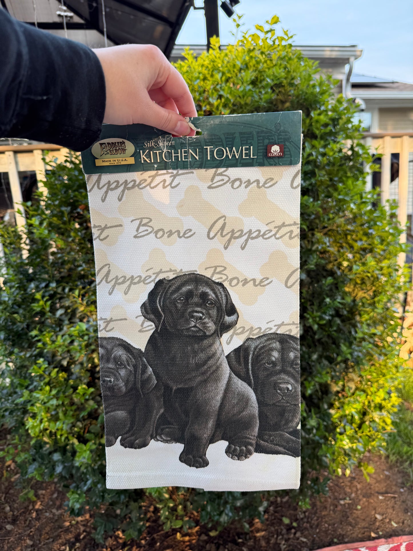 Labrador Retriever Dog Dish Towel