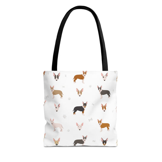 Bull Terrier Dog Tote Bag, Bull Terrier Dog Mom Gift