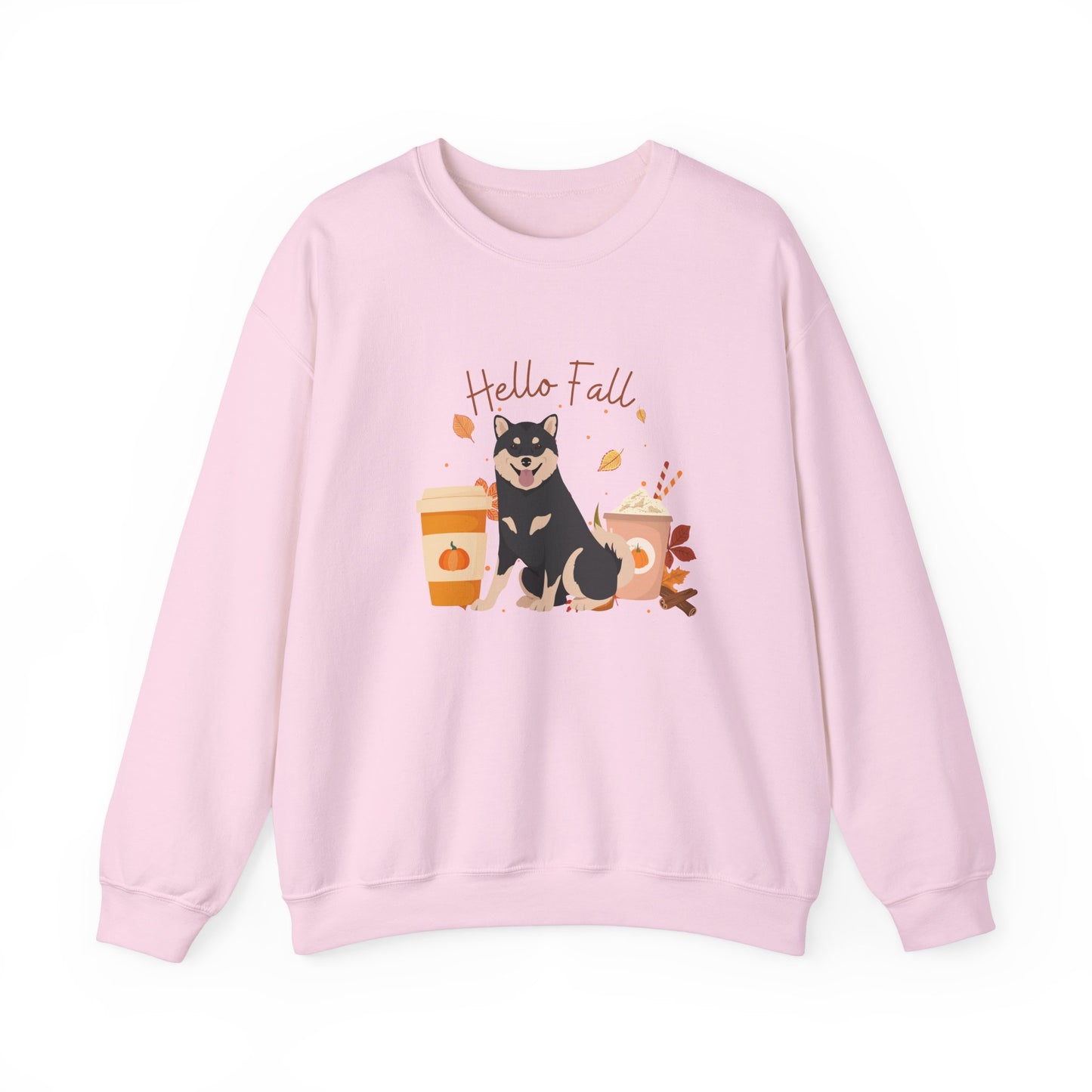 Shiba Inu Dog Fall Halloween Unisex Heavy Blend Crewneck Sweatshirt