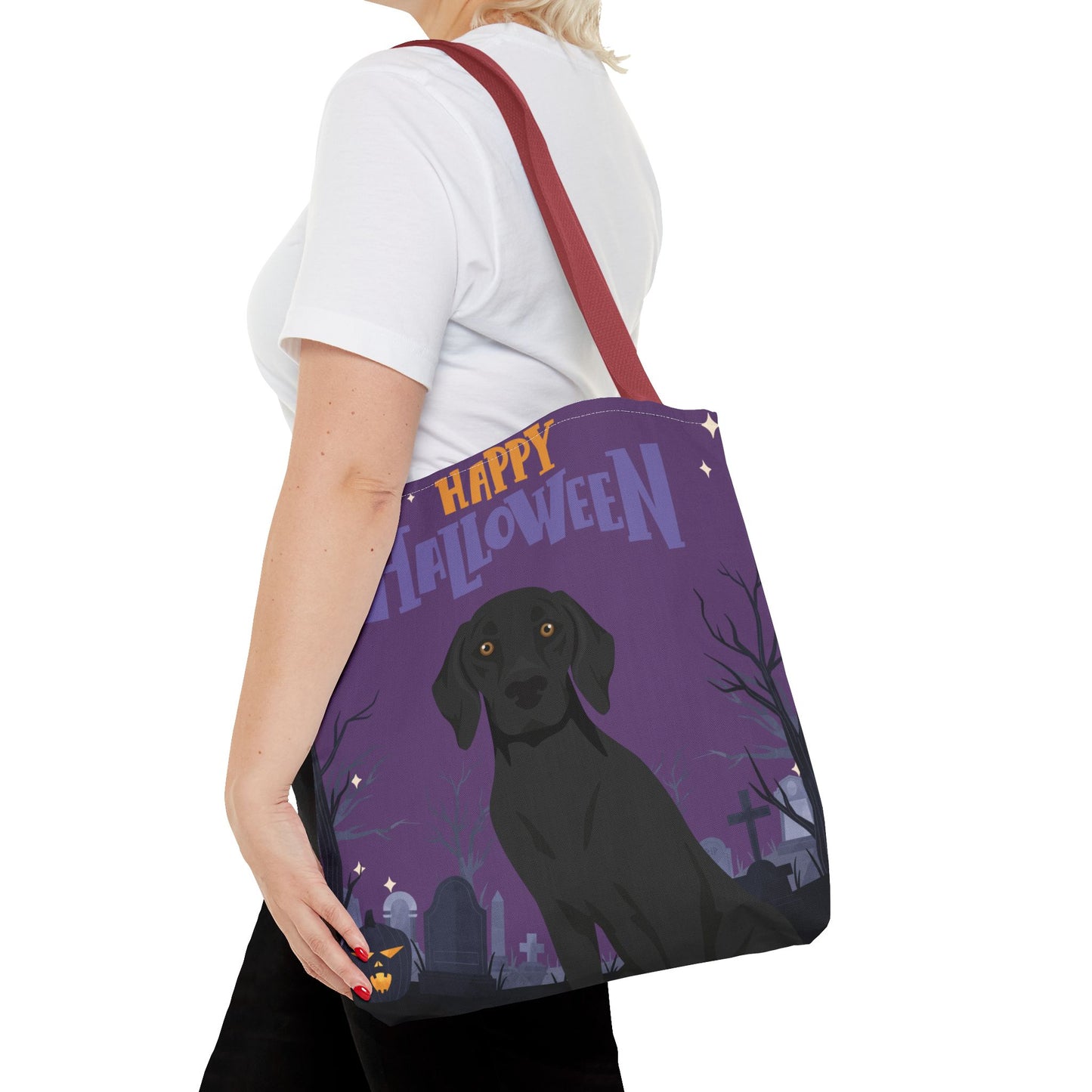 German Shorthaired Pointer Dog Happy Halloween Tote Bag 16x16