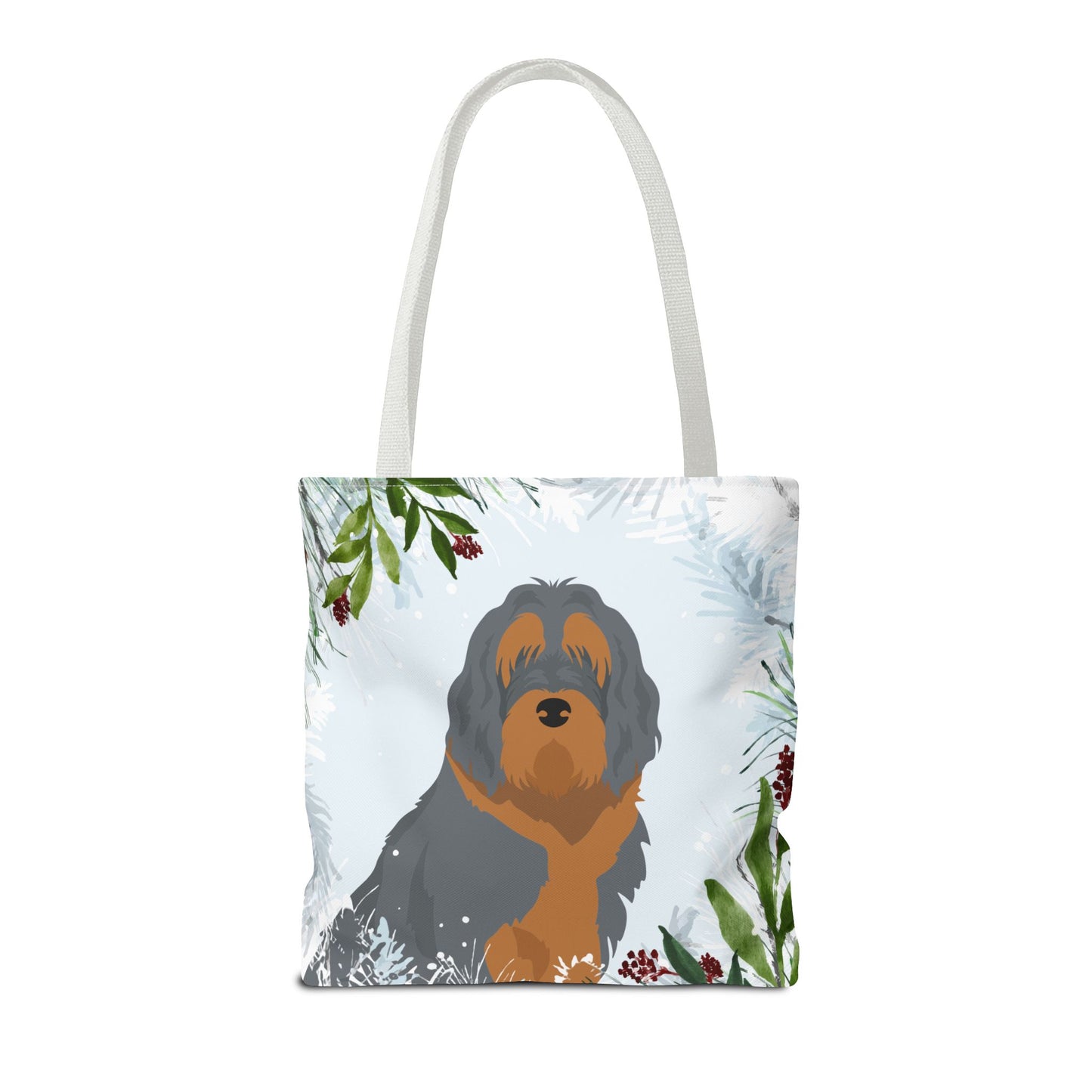 Otterhound Dog Christmas Holiday Tote Bag 16x16
