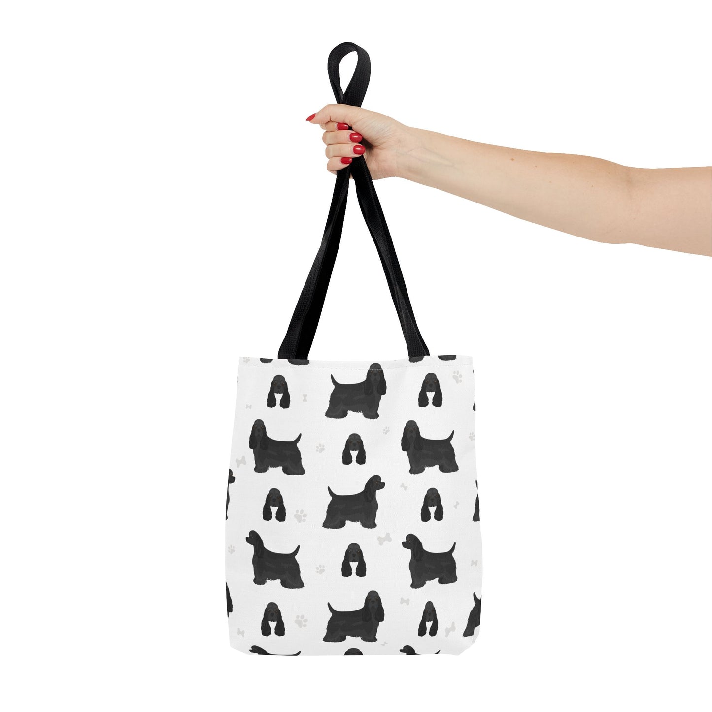 American Cocker Spaniel Dog Tote Bag, Cocker Spaniel Dog Mom Gift