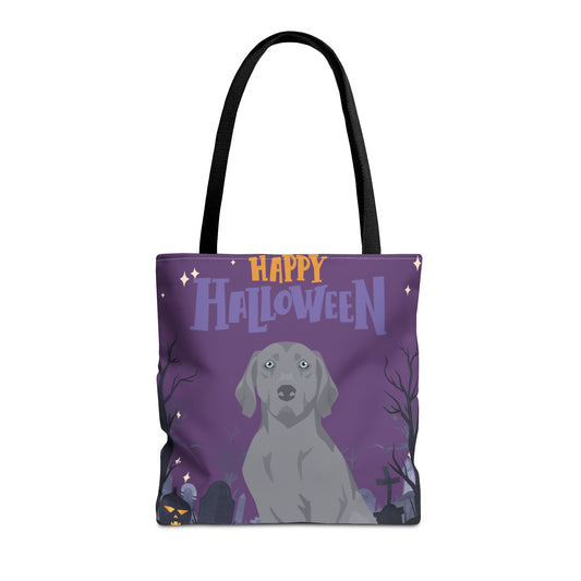 Weimaraner Dog Happy Halloween Tote Bag 16x16