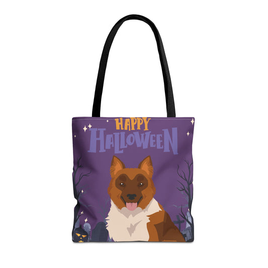 Elo Dog Happy Halloween Tote Bag 16x16